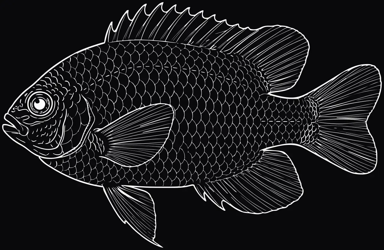 Yellowtail damselfish (Chrysiptera parasema), laser engraving
